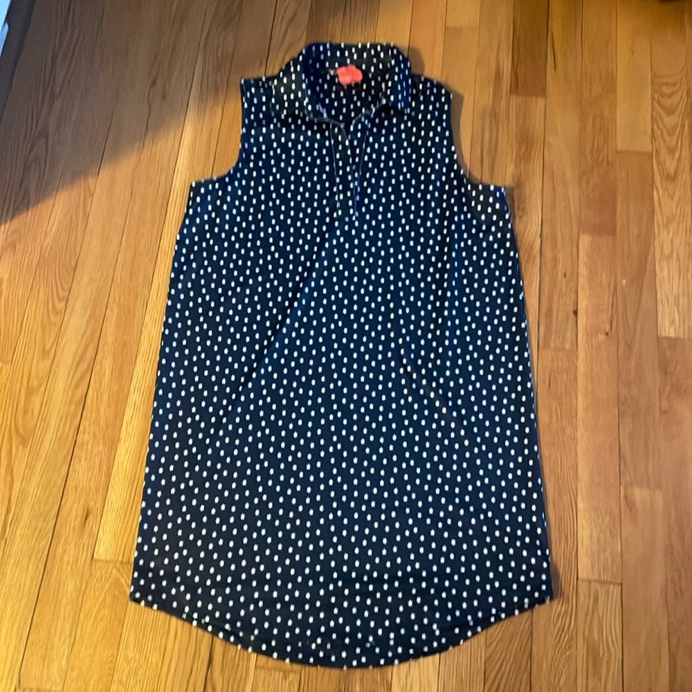 Vineyard Vines Navy and White Stars Sleeveless Sundress Size Medium
